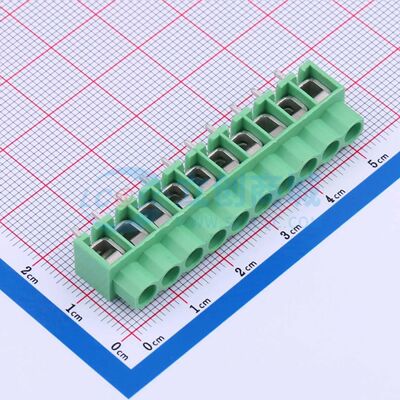 螺钉式接线端子 DB166-5.0-10P-GN-P 插件,P=5mm 1x10P电子元件BO