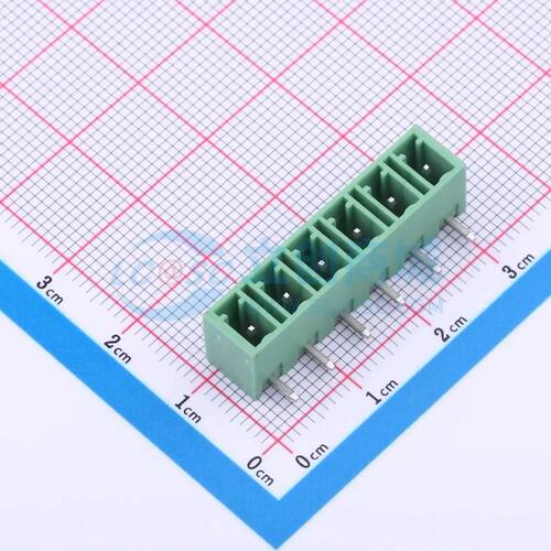 插拔式接线端子 DB1ERC-5.08-6P-GN 弯插,P=5.08mm 1x6P电子元件B