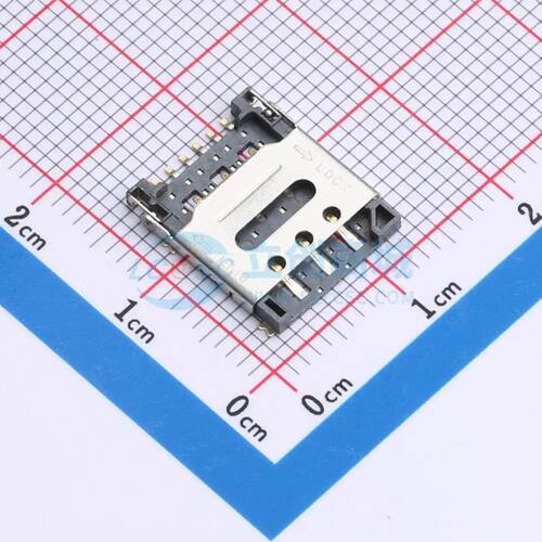 SIM卡连接器 NANO-SIM-502 SMD 翻盖式电子元件BOM可配单