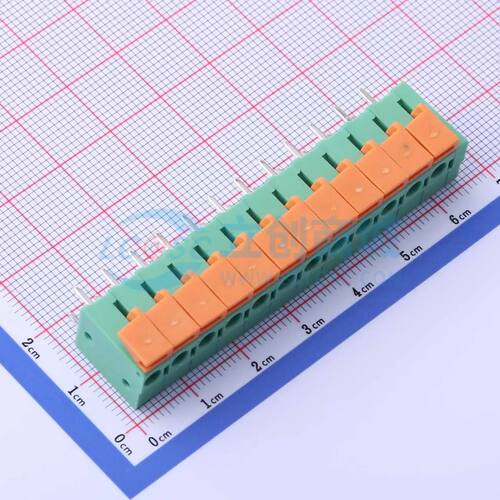 弹簧式接线端子 JL142V-50812GA1 插件,P=5.08mm 1x12P电子元件BO