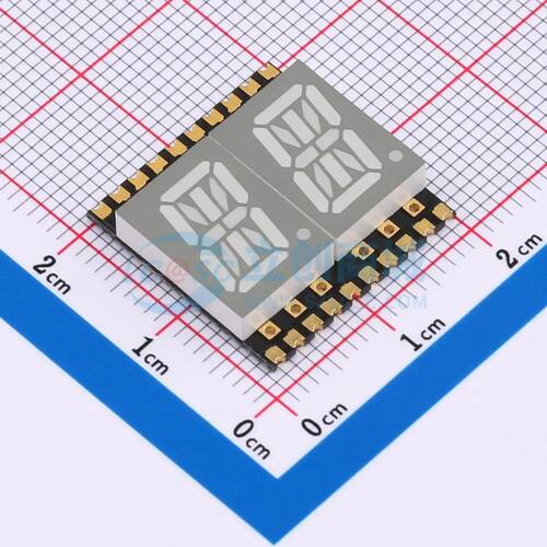 LED数码管 GS4021CR-G SMD,19x18.8mm 2位0.4电子元件BOM可配单