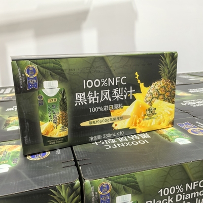 山姆代购正品 佳果源100%NFC黑钻凤梨汁330ml 休闲饮料