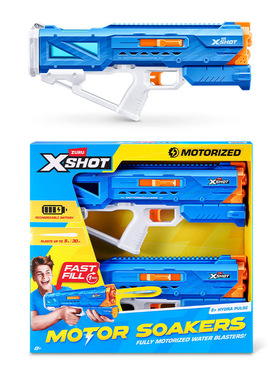 山姆代购ZURU XSHOT海啸冲锋电动水枪全自动连发水枪夏日戏水玩具