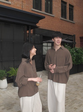 SDR「丝光莱赛尔羊毛」宽松可调节版型 中性款男女春夏长袖衬衫
