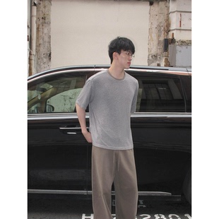 SDR「奶油天丝羊毛」轻盈裸感 宽松版型中性款男女Row风春夏短袖