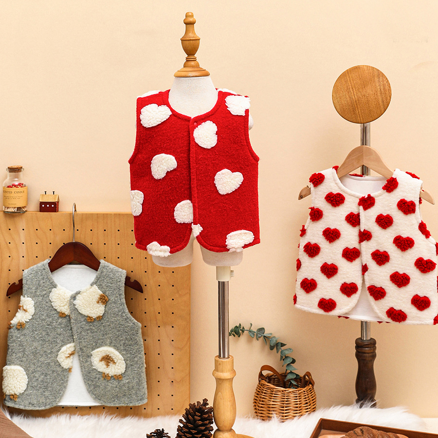 女宝宝马甲秋冬季加厚保暖夹棉婴儿纯棉坎肩外穿女童衣服背心马夹