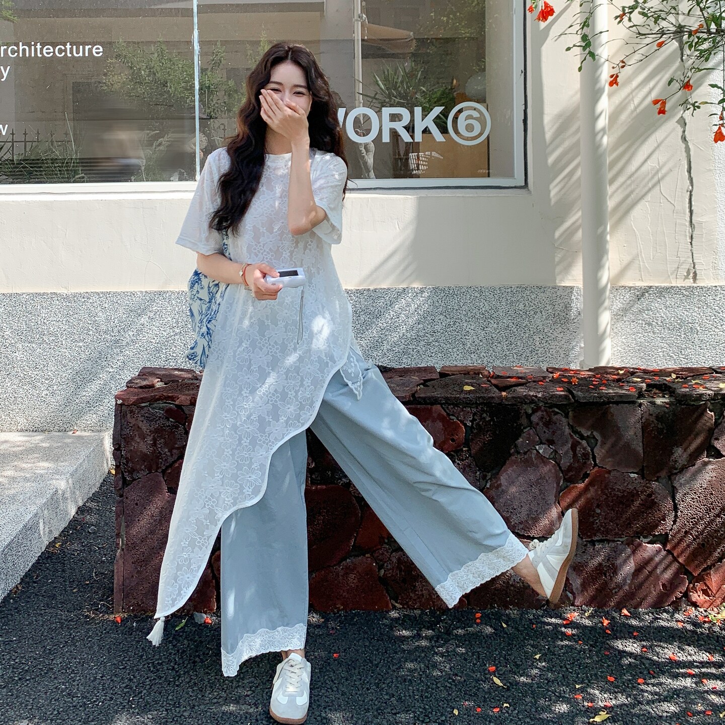 新款图大货2C525-Q603-p175-K248送蕾丝腰带，女装套装/套裙，柒柒家