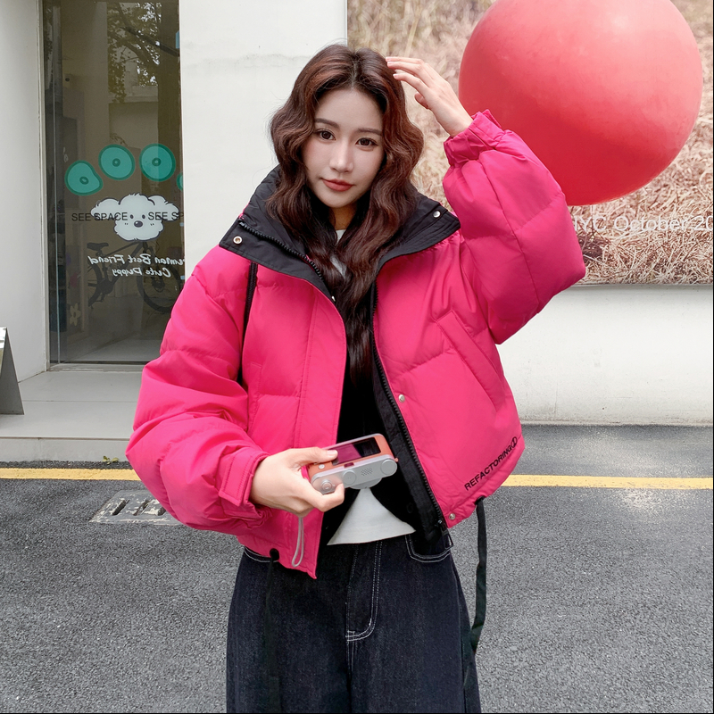 新款图大货已出50白鸭绒短款羽绒服275-M762-P295-K418，女装羽绒服，柒柒家