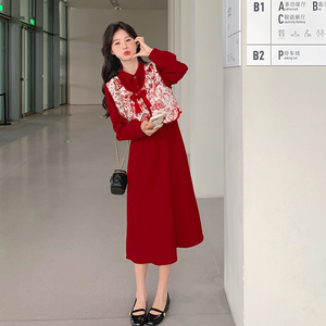 现货好款不断货新中式马甲+连衣裙275-Q260-P145-K198图片