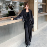 新款图大货上衣两穿个性西装套装两件套275-W813-P255-K398，女装套装/套裙，柒柒家