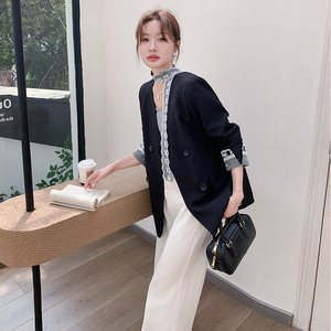 新款图大货蕾丝西装外套275-W308-P145-K218图片