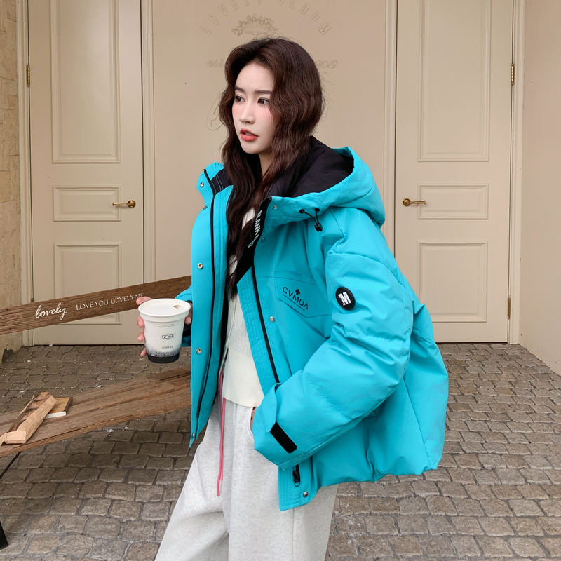 新款图大货已出工装90白鸭绒羽绒服275-M760-P335-K458，女装羽绒服，柒柒家