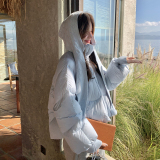 新款图大货90白鸭绒送针织帽超高品质275-M789-p435-k568，女装羽绒服，柒柒家