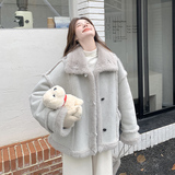 新款好数据大货图仿皮毛一体外套送包包275-W183-P195-K278，女装棉衣/棉服，柒柒家