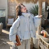 新款图大货90白鸭绒送针织帽超高品质275-M789-p435-k568，女装羽绒服，柒柒家