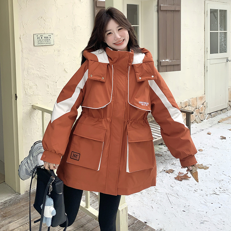 新款图大货冲锋衣羽绒服工装50白鸭绒275-M269-P295-K418，女装羽绒服，柒柒家
