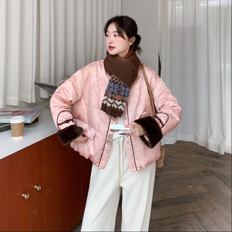 新款图大货已出新中式90白鸭绒羽绒服275-M766-P335-K458,女装羽绒服,柒柒家