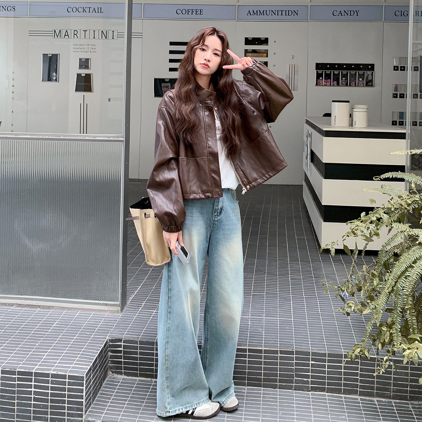 新款图大货已出皮衣外套275-W674-P155-K228,女装皮衣,柒柒家