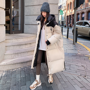 不断货 连帽长款羽绒服90白鸭绒275-M177-P290-K408图片