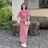 现货主推时尚套装两件套2C525-T23-P135-K198，女装套装/套裙，柒柒家