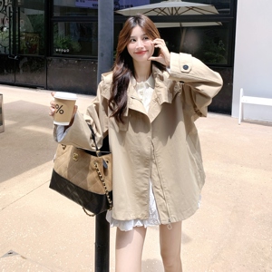 新款图 大货已出带帽风衣外套275-W675-P175-K248图片