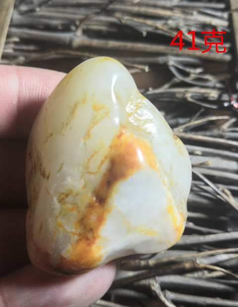 黄油皮和田玉羊脂白玉籽料天然原石 羊脂白玛丽艳老坑籽料玉石