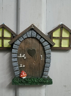 挂饰灯门板城堡摆件花园艺庭院植物景观花盆阳台布景民宿露台外贸