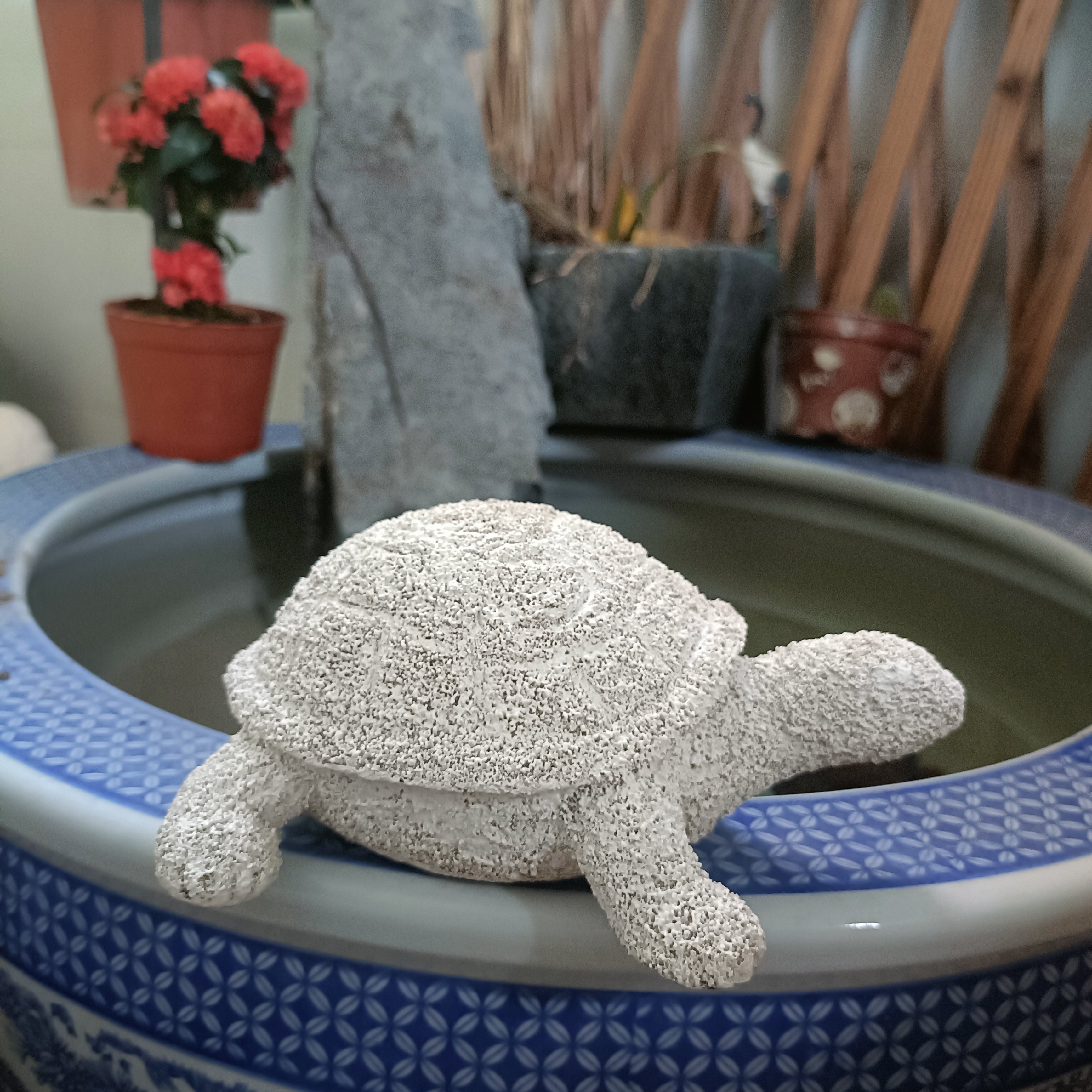 园林流水摆件仿乌龟石龟树脂工艺假山盆景花园阳台小动物鱼池摆设