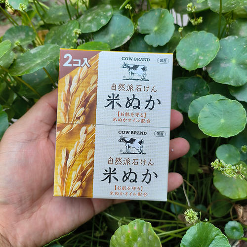 日本进口香皂cow大米精华洗澡