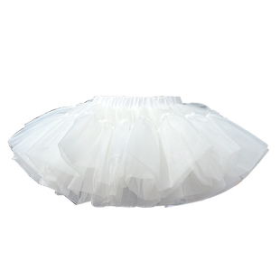 lolita裙撑迷你日常无骨软纱防走光碎花裙短狗暴力裙撑洛丽塔