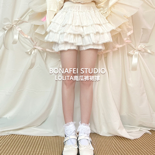Lolita南瓜裤裙撑内搭防走光可外穿加绒多层蓬蓬裙蛋糕裙安全裤女
