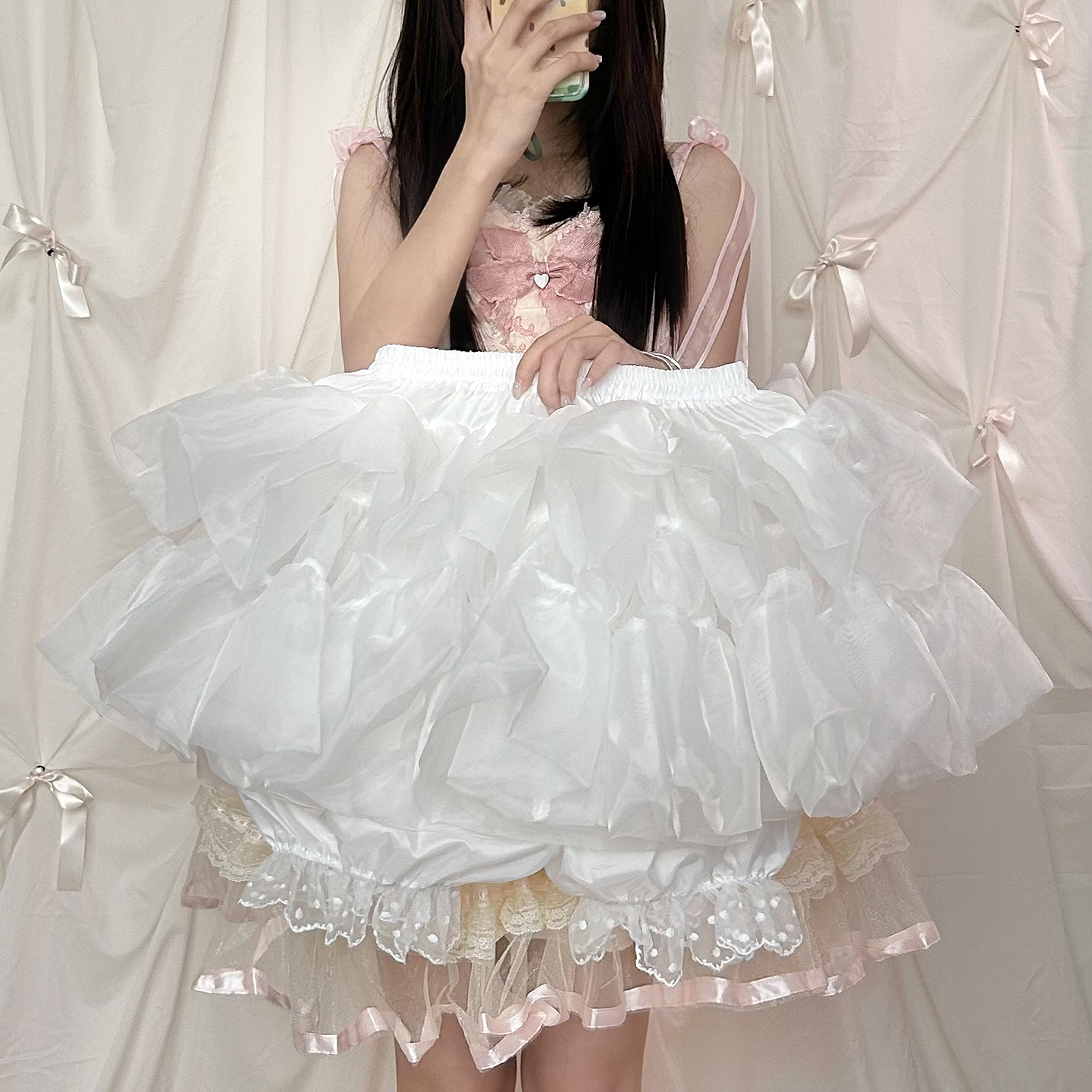 打底裤女防走光夏季薄款不卷边可外穿短裤南瓜裤保险裤蕾丝安全裤