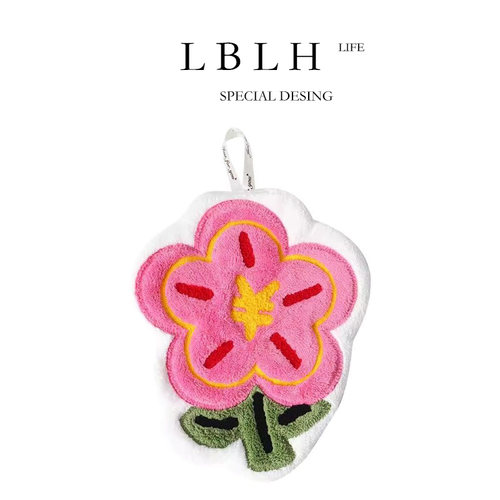 LBLH'S LIFE.有钱花厨房卫生间小毛巾不易掉毛绵绵绒可挂式擦手巾