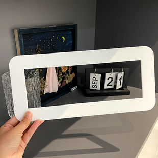 饰墙贴 三开亚克力开关边框套轻奢风遮丑现代简约防脏免粘贴开关装