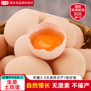 乡公馆土鸡蛋30枚新鲜正宗农家散养农村自养草鸡蛋柴鸡蛋整箱礼盒