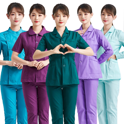 护士服女夏薄款美容院冬月子会所