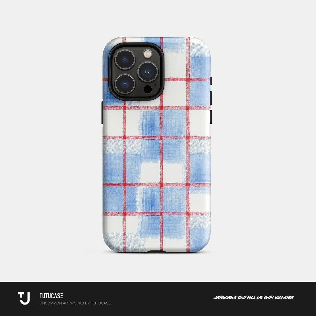 TUTUCASE｜原创设计韩国进口磨砂圆边菲林手机壳 自由格 C043