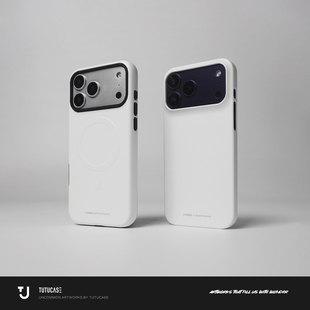 TUTUCASE｜原创韩国进口菲林磨砂二合一手机壳 C060 白