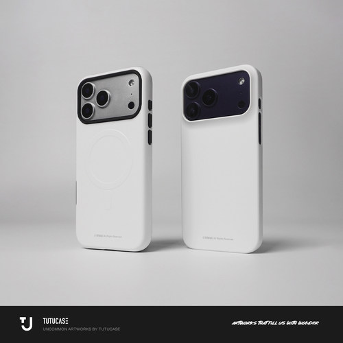 TUTUCASE｜原创韩国进口菲林磨砂二合一手机壳 白 C060