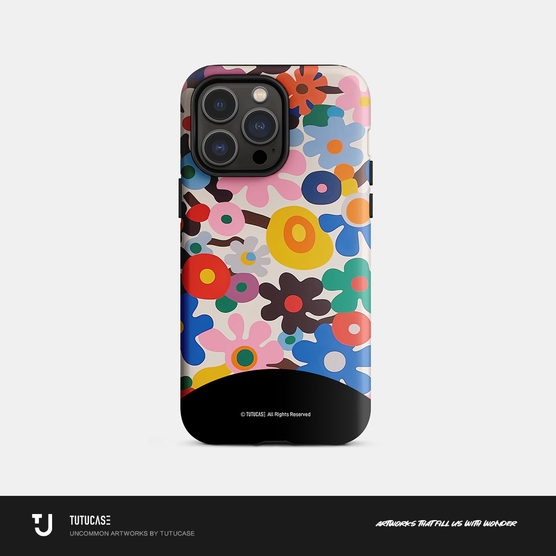 TUTUCASE｜原创韩国进口磨砂菲林二合一手机壳 春暖花开 C030