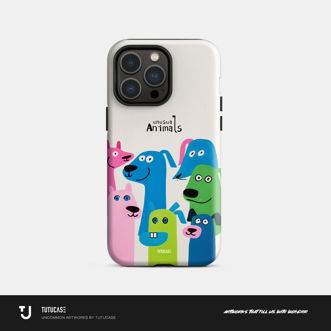 TUTUCASE｜原创韩国进口菲林磨砂二合一手机壳 嘻有动物系列