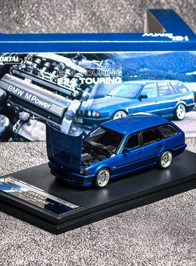 Mortal 1/64 BMW 宝马 E34 TOURING 瓦罐旅行版限量合金汽车模型
