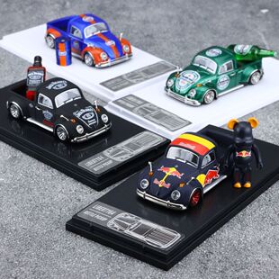 Liberty64 大众甲壳虫Beetle改装皮卡 限量合金汽车模型收藏摆件