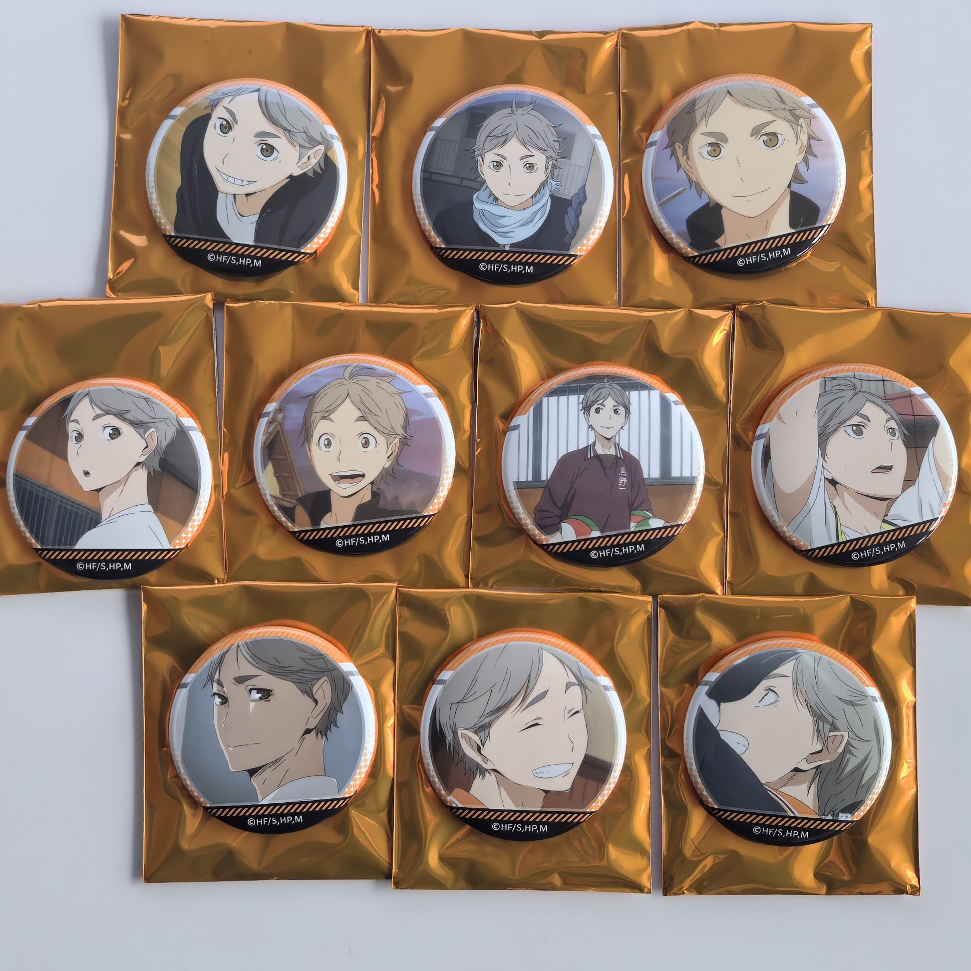 现货日谷正版排球少年场面写菅原孝支个人池吧唧徽章周边谷子