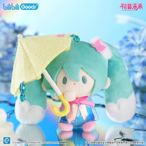 初音未来初情雨音babyQ毛绒玩偶