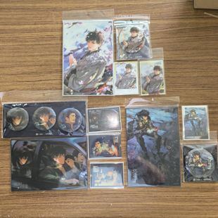 正版 春山无尽烬海归尘徽章吧唧色纸拍立得 盗墓笔记周边吴邪生日