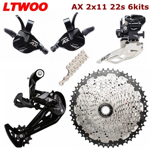 蓝图山地车2x1后拨m7000变速器