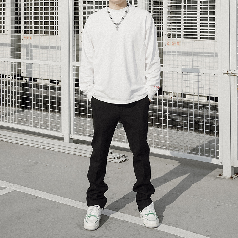 PMW2021FW脚口拉链休闲西裤