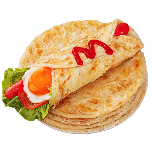 皇家小虎手抓饼面饼皮正品旗舰店早餐半成品美食葱油煎饼卷饼商用