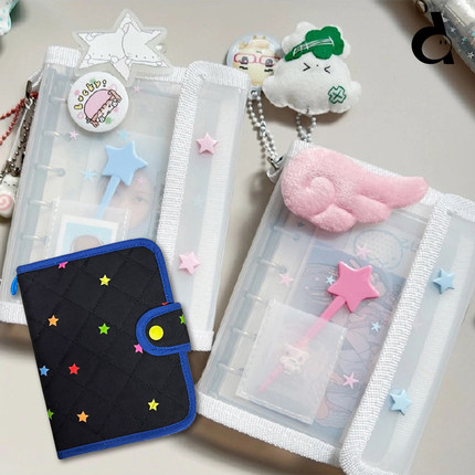 duye度也 韩国abubblecrush手帐本A7活页本书衣彩色内页ins风abc